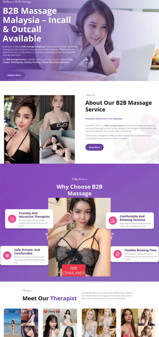 Luxury B2B Massage Malaysia Experience for Elite Business Travelers in Kuala Lumpur